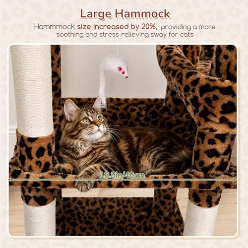 Globlazer 65in Leopard Cat Tree - Image 5