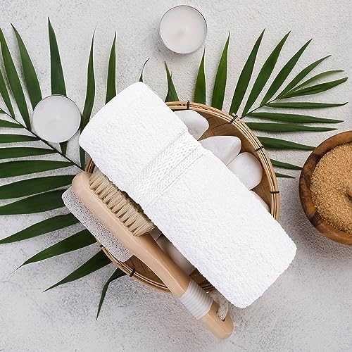 Towel and Linen Mart 100% Cotton- Wash Cloth Set -Pack of 4, Quick Dry - Image 5