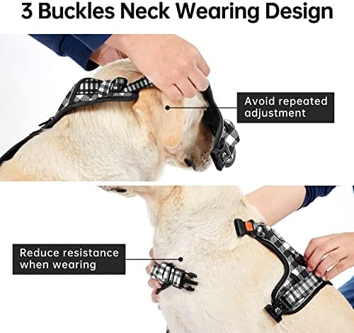 IVY&LANE No Pull Dog Harness for Large Dogs, Reflective Dog Vest Harness - Image 3