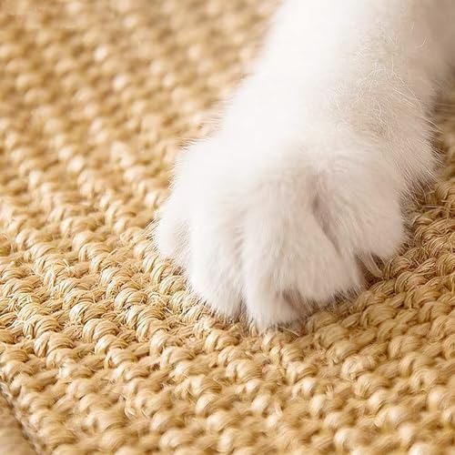 2 Pack Cat Scratcher Mat, Jute Border, Sofa Protector, 23.6x15.7in - Image 3