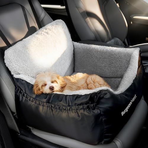 BurgeonNest Dog Car Seat for Small Dogs & Cats Under 25 lbs - Image 2