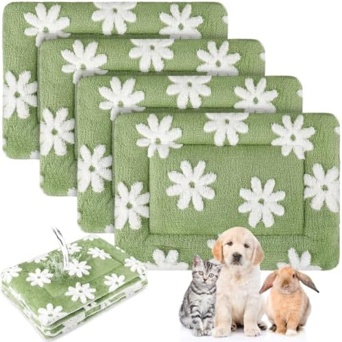 Haull 4 Pcs Waterproof Guinea Pig Bedding Mat, 13 x 18.5 by Haull