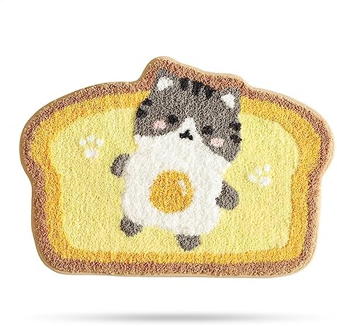 Molesun Cat Bath Mat 18x26, Soft Absorbent Microfiber Bath Rugs by Molesun