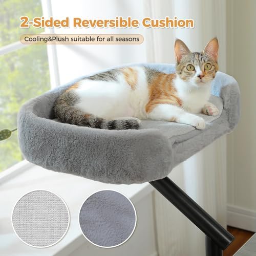 PAWZ Road Cat Desk Bed 360°Rotating Supports to 50 Lbs Cozy Nest - Image 4