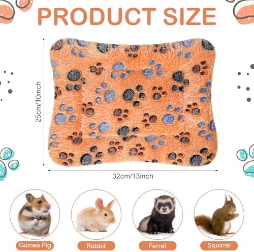 Haull 4 Pcs Waterproof Guinea Pig Bedding Mat, 13 x 10 - Image 3