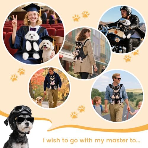 Inspack Dog Backpack Carrier/Cat Carrier, Adjustable Pet Front Carriers - Image 6