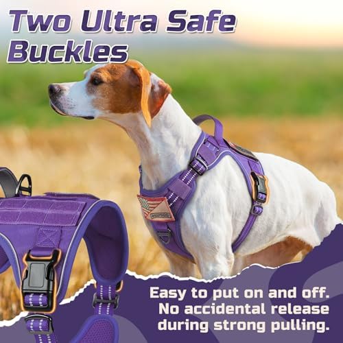 rabbitgoo Tactical Dog Harness for Large, No Pull Military Service Vest - Image 2