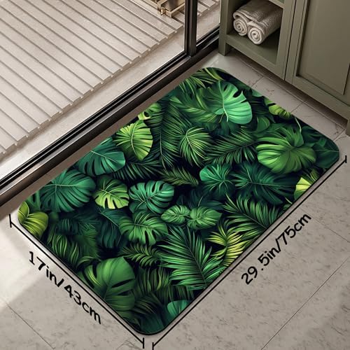 Bathroom Rug 29.5"x17", Bath Mat - Image 2