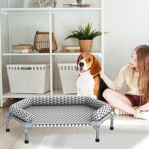 Kuntrust Orthopedic Dog Bed for Medium Dogs，U-Shaped Bolster ，Up to 100 lbs - Image 5