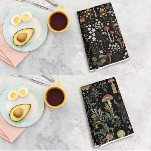 2 Pcs Black Mushroom Kitchen Towels, Mushroom Gifts - Image 7
