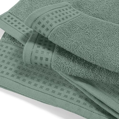GLAMBURG 100% Cotton Oversized 2 Pack Bath Sheets 35x70, Ultra Soft Highly - Image 2
