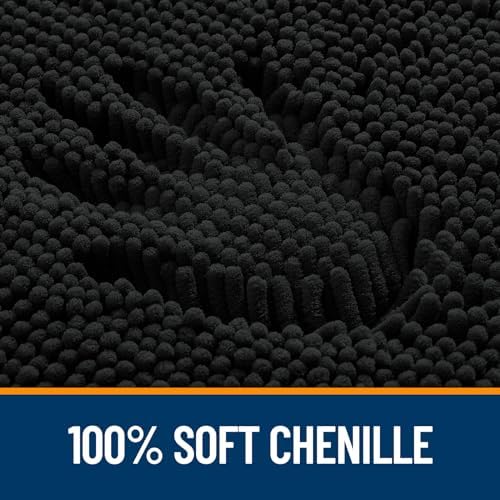OLANLY Large Bathroom Rugs 44x32, Extra Soft Absorbent Chenille Bath Rugs - Image 3