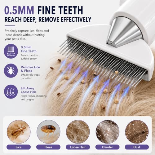 Paw Zap Flea Comb, 3-In-1 Rechargeable - Image 3
