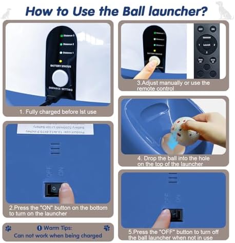 SOCO Automatic Ball Launcher for Dogs Large- 3 Distance Settings w/Remote - Image 4