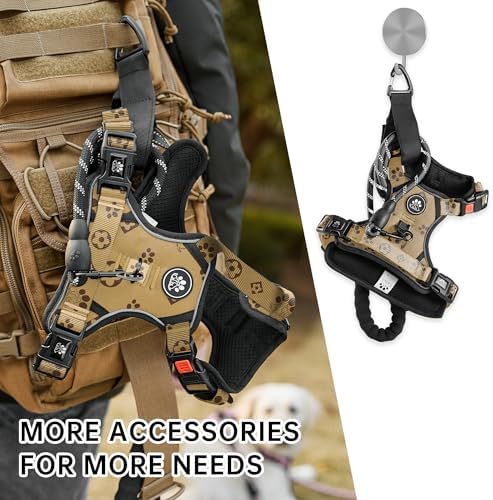 NESTROAD Dog Harness for Medium Sized Dog, No Pull Dog Vest Harness Set - Image 5