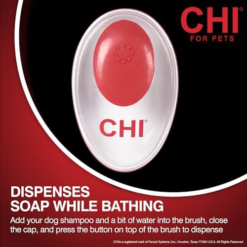 CHI Soap Dispensing Palm Brush for Dog Bathing - Image 2
