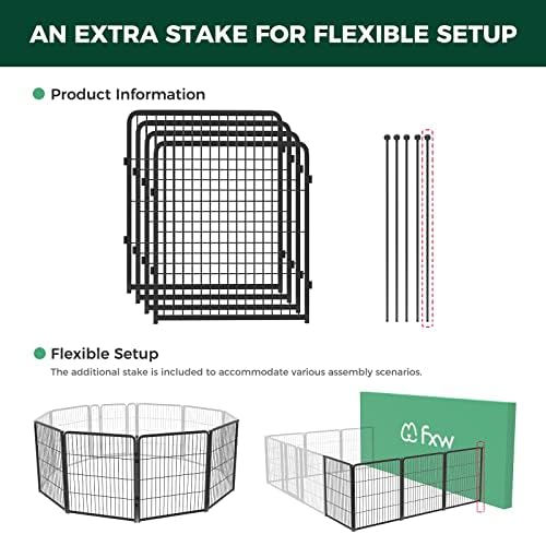 FXW Homeplus Indoor Dog Playpen, 4 Panels, - Image 3