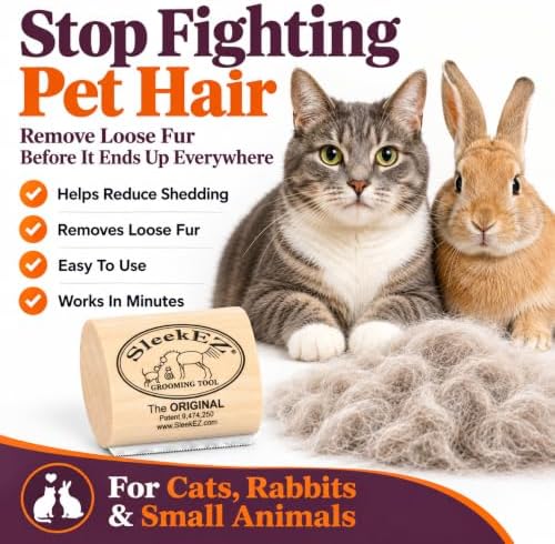 SleekEZ Cat Brush for Shedding - Image 3