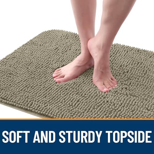 OLANLY Dog Door Mat for Muddy Paws 34x21, Super Absorbent Chenille Mud Mat - Image 4