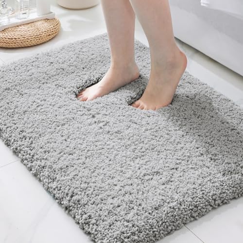 ILANGO Bathroom Rugs 32" × 20", Extra Soft Absorbent Microfiber Bath Rugs by ILANGO