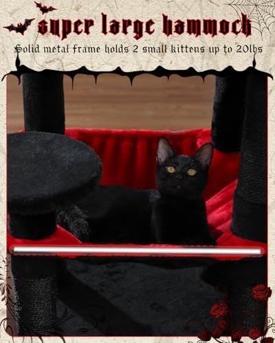 MUTTROS 45.7" Gothic Cat Tree - Image 3
