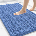Smiry Bathroom Rugs 30X20, Extra Soft Rubber Backing Chenille Bath Mats by Smiry