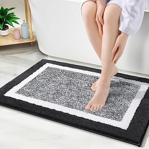 OLANLY Bathroom Rugs 30x20, Soft Absorbent Microfiber Bath Rugs by OLANLY