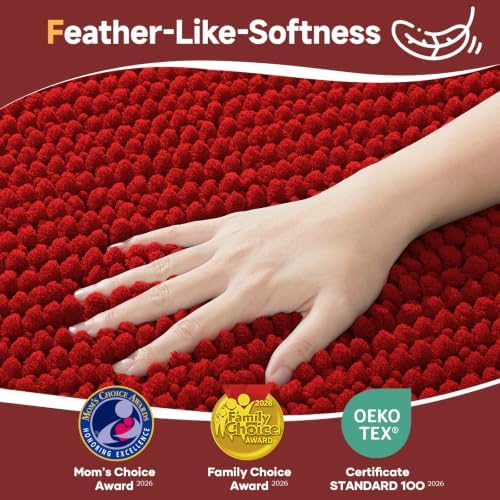 Ophanie Red Door Mat Runner 60x36, Muddy Mats - Image 2