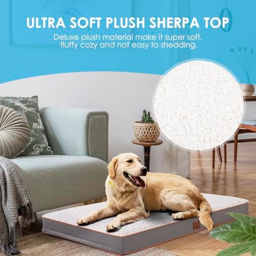 Sunheir Waterproof Dog Bed Covers Replacement Washable, Pet Bed Cover Only - Image 3