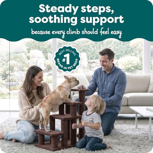 Furhaven Steady Paws Multi-Step Pet Stairs - Image 2