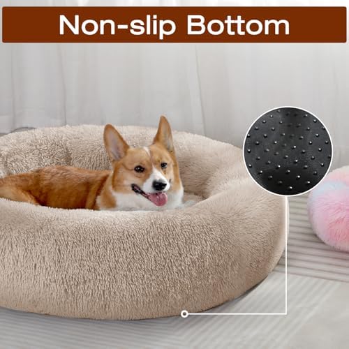 JOLLYVOGUE Dog & Cat Bed, Calming Anti-Anxiety Pet Bed - Image 4