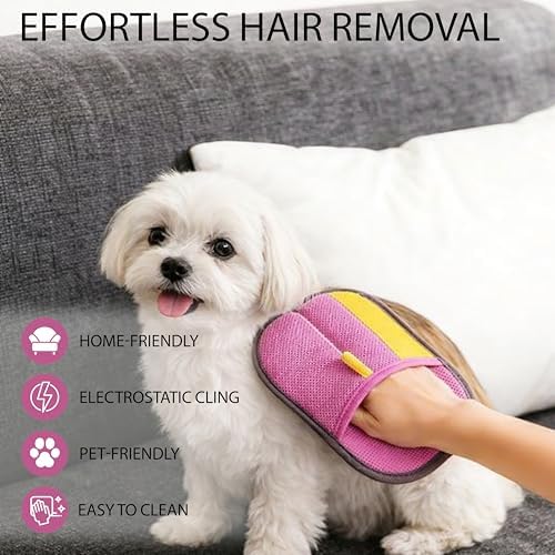 Pet Grooming Glove Set for Dogs & Cats – Premium Pet Hair Removal Glove - Image 2