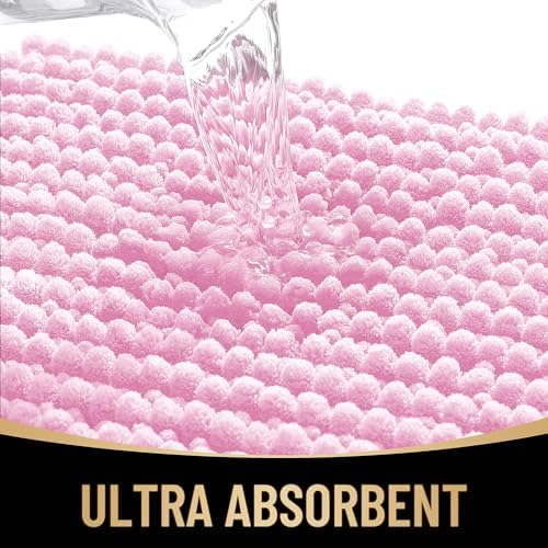 OLANLY Thick Chenille Small Bathroom Rugs 24x16, Absorbent Bath Mat - Image 3
