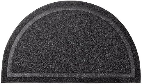 DM Cat Paw Print Litter Box Mat, Door Mat, Kitty Litter Rug, Half Circle by DMWirelessCarCharger