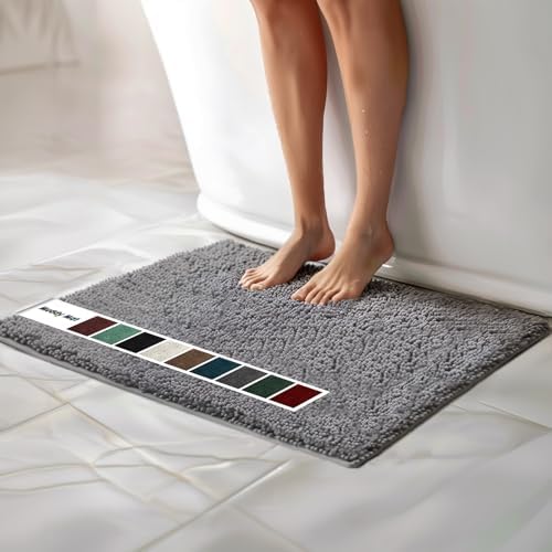 Muddy Mat® | Chenille Bathroom Rugs Quick Dry Microfiber Mats Non Slip Washable by MuddyMat%C2%AE