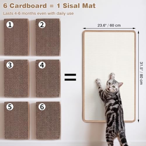 Sisal Cat Scratching Mat: 31.5"x23.6" Large Scratch-Resistant Pad - Image 3