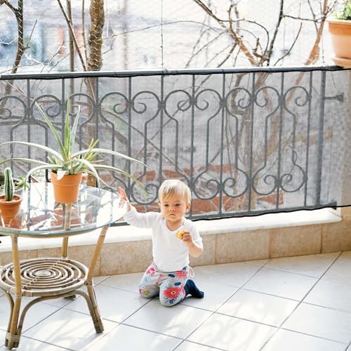 Hosuly Banister Guard Balcony Netting, 18 x 3 ft, 1 Set - Image 5