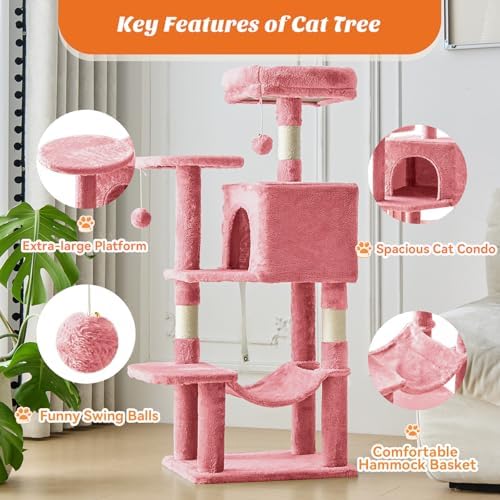 DUMOS 44 Inch Cat Tree Tower - Image 3