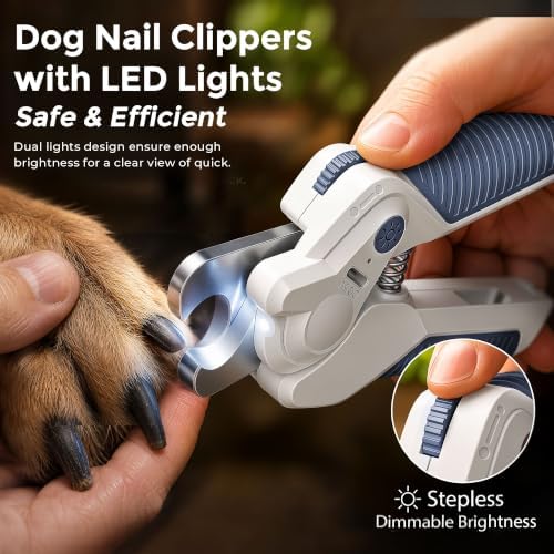 2-in-1 Cat Nail Clipper with Light - Image 2