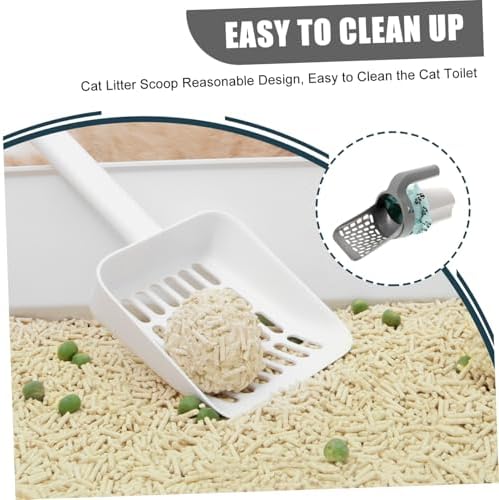 LIOOBO Cat Waste Container Small Litter Scoop Cat Poop Shoveling Metal Cat - Image 5