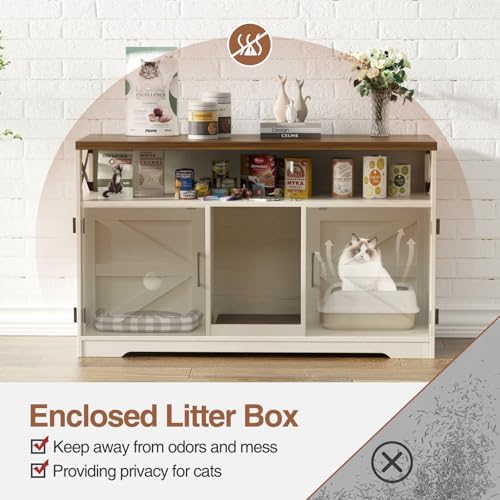 Halitaa Cat Litter Box Enclosure - Image 5