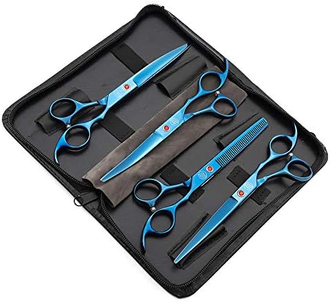 Moontay Professional 7" Dog Grooming Scissors Set 4PCS - Image 2
