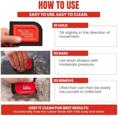 Lilly Brush Mini Pet Hair Detailer | Reusable Fur Remover - Image 5