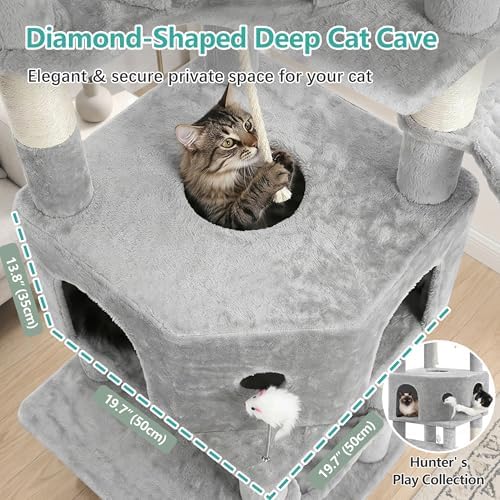 Cat Tree, 81.1" Skyward Corner Cat Tower - Image 2