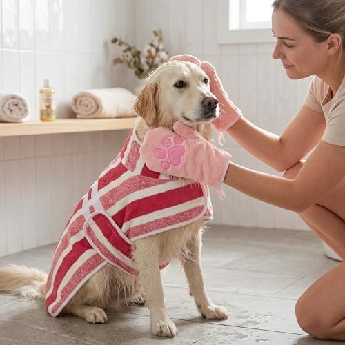 Quick Drying Dog Bathrobe for Large Dogs - Image 6