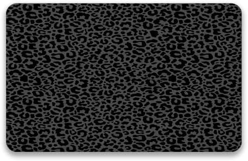 Leopard Print Bath Mat Cheetah Bathroom 3 Piece Decor Rugs - Image 7