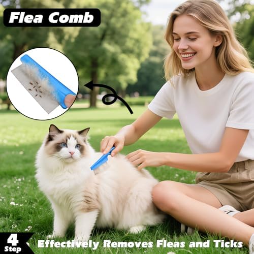 Professional 7 in 1 Pet Grooming kit I Dog Brush & Cat Brush I Dog&Cat Comb I - Image 5