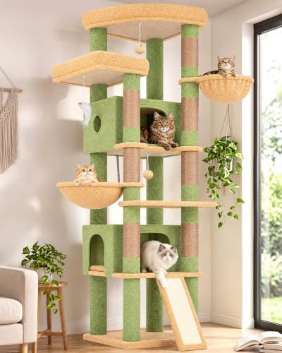 Globlazer 80in Cactus Extra Large Heavy Duty Corner Cat Tree Tower by Globlazer