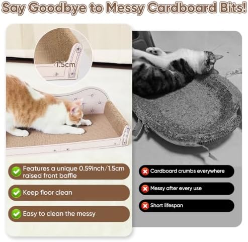 NATUYA 26'' Large Cat Scratcher Couch - Image 4