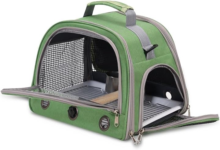 Bird Travel Carrier Bag, Portable Small Bird Parrot Parakeet Carrier - Image 4